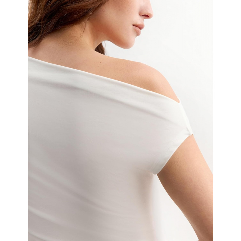 Women's Ultra-Lightweight Tencel Wool Off The Shoulder