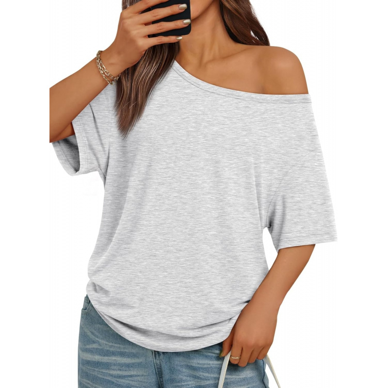 Womens Off The Shoulder Tops Oversized