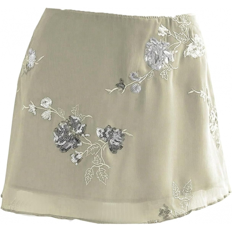 Women's Sparkly Sequin Mini Skirt
